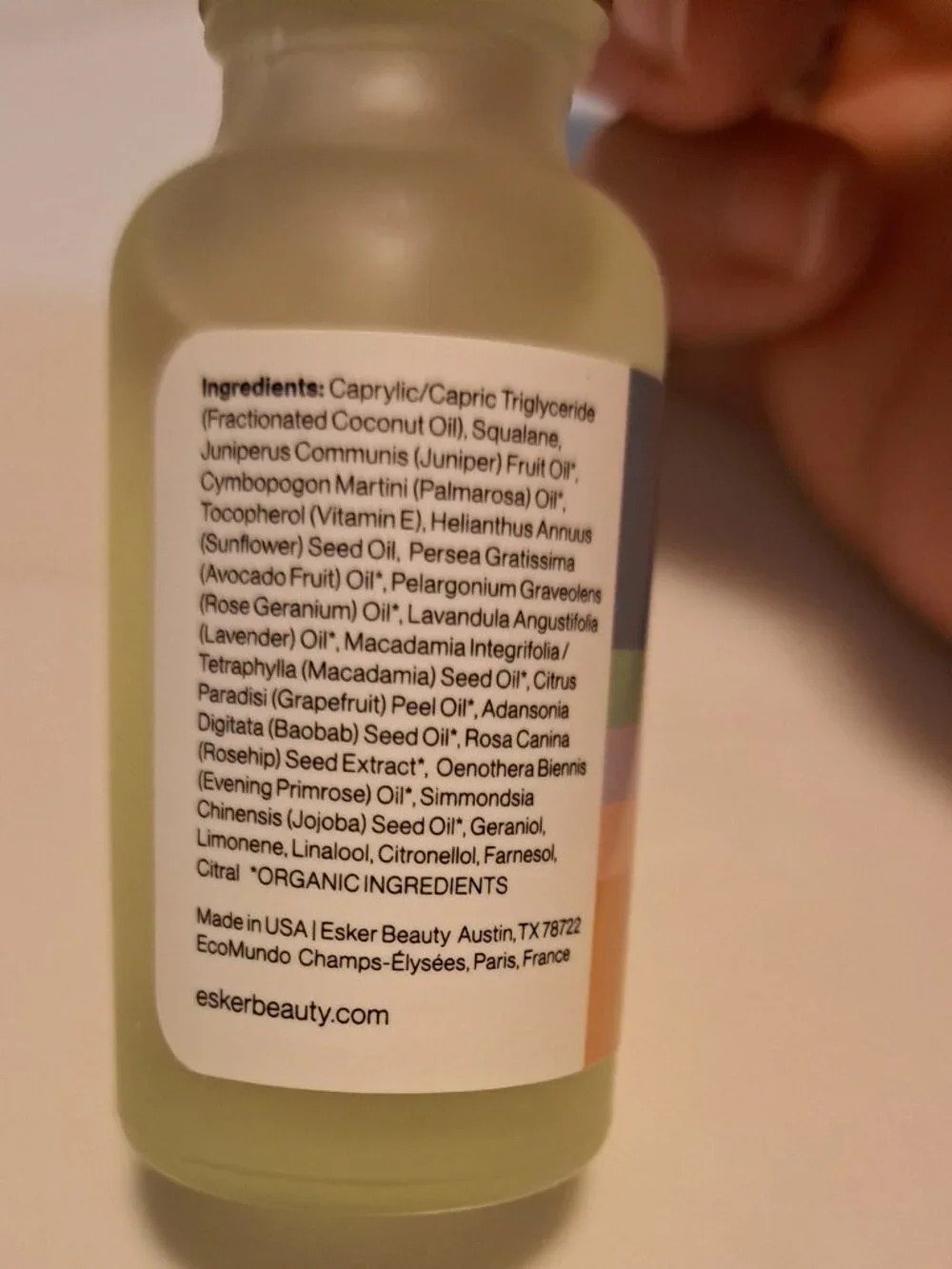 ESKER BENEFICIAL BODYCARE FIRMING OIL